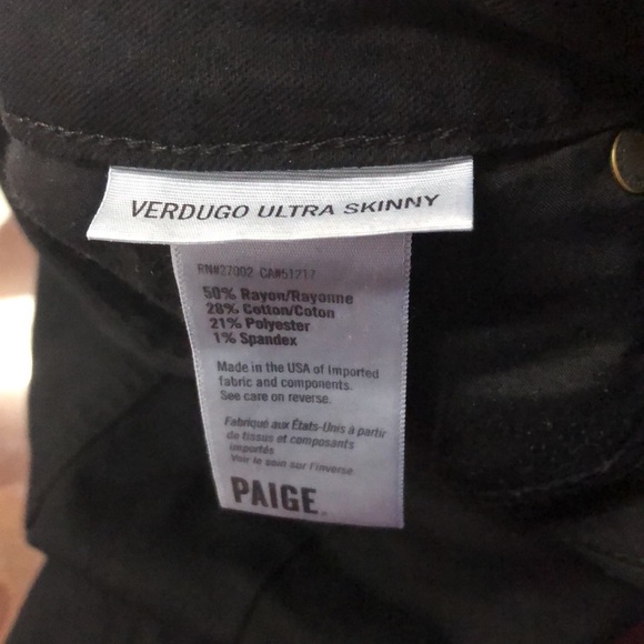 SOLD Paige Verdugo jeans - Picture 8 of 9